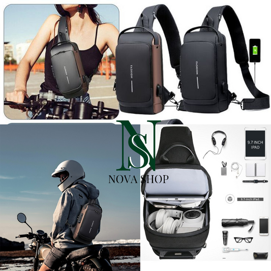 UrbanFlow™ Mochila Multifuncional Impermeable