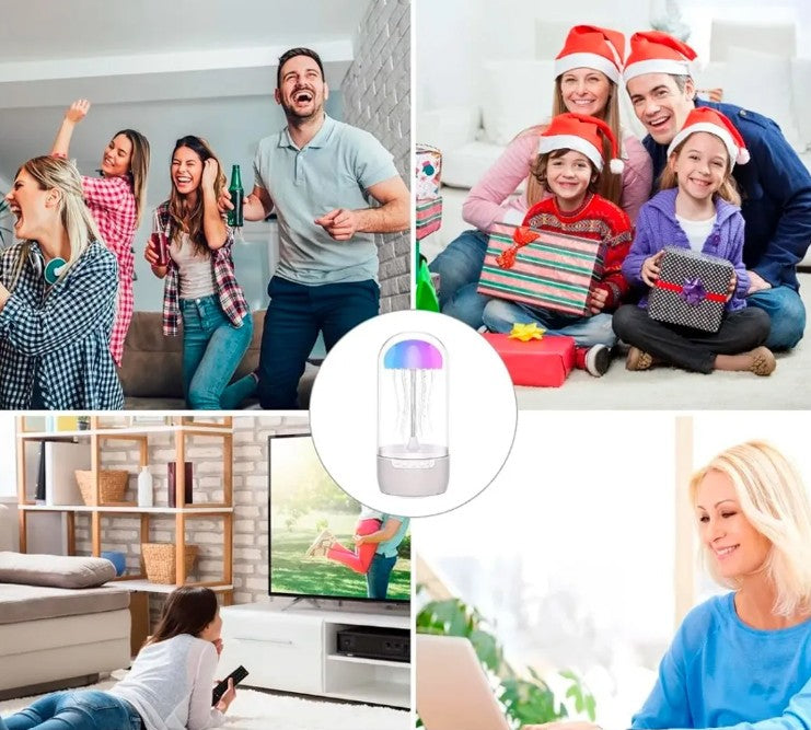 Lampara Medusa Portatil con Altavoz